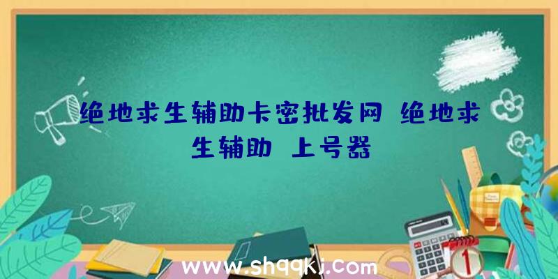 绝地求生辅助卡密批发网、绝地求生辅助